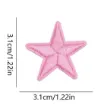 aplique parche bordado termoadhesivo para tela modelo estrella 31mms x10 unidades multicolor 2
