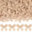 lazo rustico cinta arpillera mini medida 40x45mms por 12 unidades 0