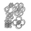 matriz relieve embossing folder para maquina troqueladora plancha 11x11cms modelo flores motivo b 0