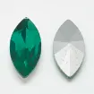 piedras facetadas apliques forma ojo medida 12x6x3 5mms x50 unidades color verde 1