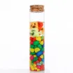 frasco vidrio 120x30mms 60ml tapon corcho por 50 unidades 1