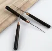 punzon mango madera lustrado medida 16 4cms para coser perforar cuero telas 2