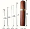 set 40 agujas para costura ojo grande x4 medidas diferentes estuche madera 0