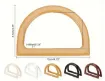 asas para bolso cartera plastico medida 120x85mms precio del par varios colores 0