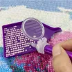 herramienta lupa para pintura diamantes art gem 5d medida 45x30mms 2