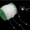 cadena hilo perlas 8 3mms color blanco por 5mts aprox 1