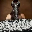 cadena hilo perlas 8 3mms color blanco por 5mts aprox 5