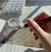 herramientas para pintura diamantes art gem 5d set pluma lupa 5