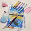 herramientas para pintura diamantes art gem 5d set pluma lupa 6
