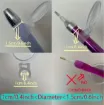 herramienta lupa para pintura diamantes art gem 5d medida 45x30mms 4