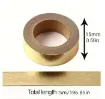 cinta adhesiva decorativa washi tape 15mms ancho rollo 5mts aprox color oro dorado 0
