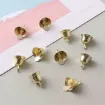 campanita metal para colgar decorativa mini medida 10x8mms color oro por 25 unidades 1