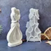 molde silicona para velas resina epoxi modelo pareja medida 67x135x21mms 0