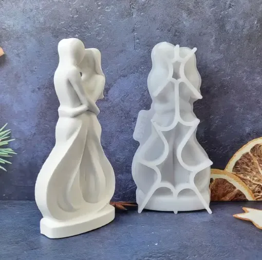 molde silicona para velas resina epoxi modelo pareja medida 67x135x21mms 0