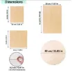 pancha madera balsa tilo delgada espesor 2mms medida 15x15cms por unidad 1