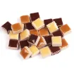 venecitas para mosaiquismo ceramica 10x10x4mms x200 unidades aprox colores marrones 0
