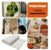 tela monje para tufting alfombras lineas marcadas 100 poliester 293grs medida 100x100cms 6