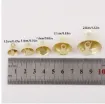 campanita metal para colgar decorativa mini medida 21x18mms color oro por 10 unidades 3