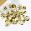 campanita metal para colgar decorativa mini medida 10x8mms color oro por 25 unidades 3