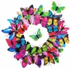 mariposas decorativas 3d matizadas iman 60mms multicolor x10 unidades 0