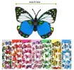 mariposas decorativas 3d matizadas iman 60mms multicolor x10 unidades 1