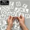 stencil plantilla letras alfabeto letras 75mms set 26 2