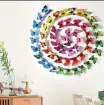 mariposas decorativas 3d matizadas 45 60mms multicolor x10 unidades 3
