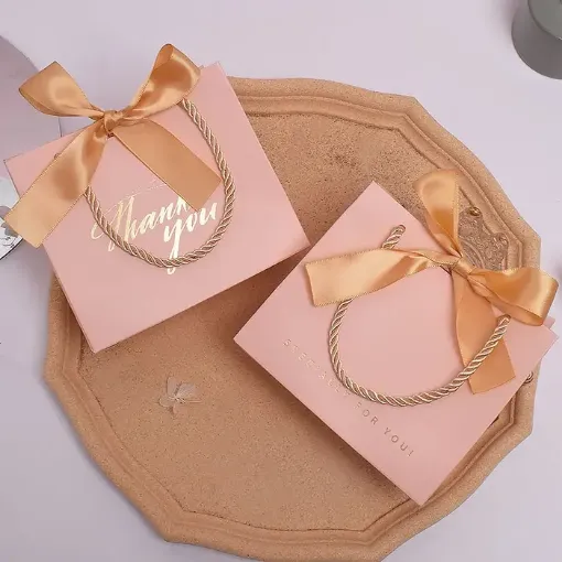 caja carton para regalo cordon cinta medida 14x6 1x12cm color rosada por unidad 0