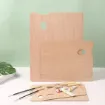 paleta madera mezcladora para oleo acrilico rectangular 18x24cms 1