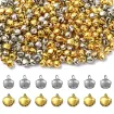 cascabeles cencerros metalicos mini medida 6x8mms por 150 unidades color dorado 0