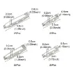 base prendedor pin 4 medidas diferentes 20 38mms 2 3 orificio x100 unidades platino 1