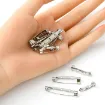 base prendedor pin 4 medidas diferentes 20 38mms 2 3 orificio x100 unidades platino 3