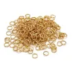 argollas aritos medida 4x0 5mms x500 unidades enchapado oro 18k 0