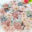 aplique para tela modelo flor 23mm strass x20 unidades colroes pasteles surtidos 1