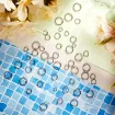 argollas aritos dobles acero inoxidable set 500 unidades 5 medidas diferentes 5 10mms 3