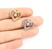 dije colgante metalico modelo corazon calado strass medida 18x18mms x5 unidades color plateado 1