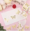apliques pegatinas adhesivas impermeables para scrapbooking motivo mariposa 25x20 por 50 unidades doradas 4