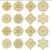 filigrana decorativa metalica fina modelo mandala 40 56mm x8 motivos color dorado 1