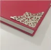 filigrana decorativa metalica fina modelo esquinero calado 36x51mm x10 unidades color plateado 4