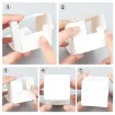 caja carton mini calado corazon medida 5x5cms por 10 unidades color blanco 3