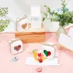 caja carton mini calado corazon medida 5x5cms por 10 unidades color blanco 5
