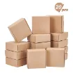 caja carton medida 8 5x3 5cms color kraft por unidad 0