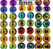 ojos realistas vidrio 8mms para munecos amigurumis peluches x20 unidades 10 pares surtidos 0