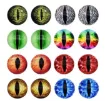 ojos realistas vidrio 15mms para amigurumis peluches dragon gato buho x8 unidades 4 pares surtidos 0