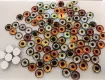 ojos realistas vidrio 16mms para munecos amigurumis peluches x10 unidades 5 pares surtidos 1