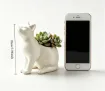 pieza impresion 3d abs modelo maceta gota medida 90x50x100mms color blanco 2