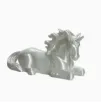 pieza impresion 3d abs modelo caballo unicornio frances sentado 0
