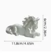 pieza impresion 3d abs modelo caballo unicornio frances sentado 1