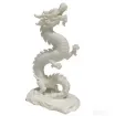 pieza impresion 3d abs modelo dragon chino vertical medida 74x40x120mms blanco 0