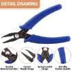 pinza alicate mini para bijouterie joyeria acero al carbono punta alicate abridor anillas 3
